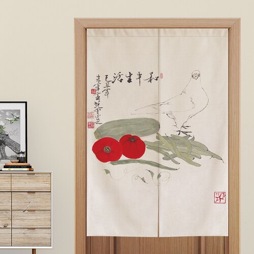 Chinesische Landschaft Tür Vorhang Küche Schlafzimmer Schlecht Halbe Vorhang Feng Shui Vorhang: 11