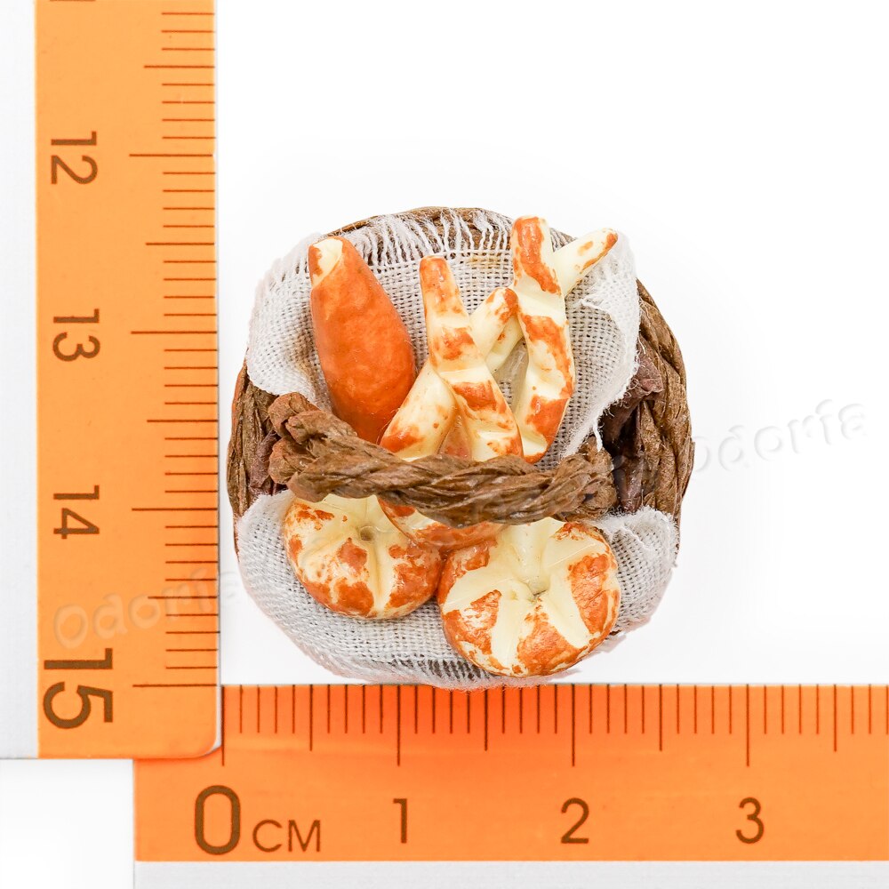 1:12 Miniatuur Brood In Mand Set Simulatie Voedsel Keuken Bakkerij Poppenhuis Speelgoed Decor
