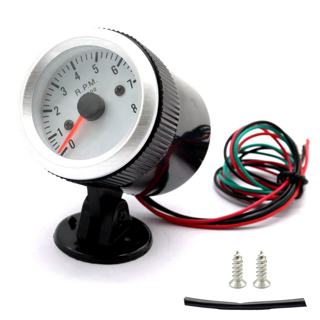 Car Truck 52mm 2 Inch Electronic Digital Tachometer Gauge Petrol Tacho