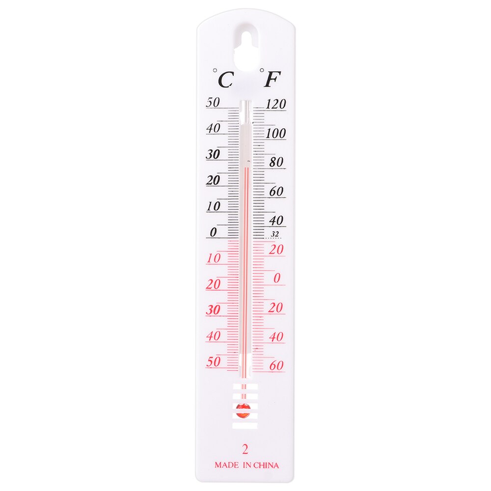 Termómetro de temperatura para interiores y exteriores, medidor preciso de temperatura de invernadero para colgar en la pared, oficina y habitación,: A