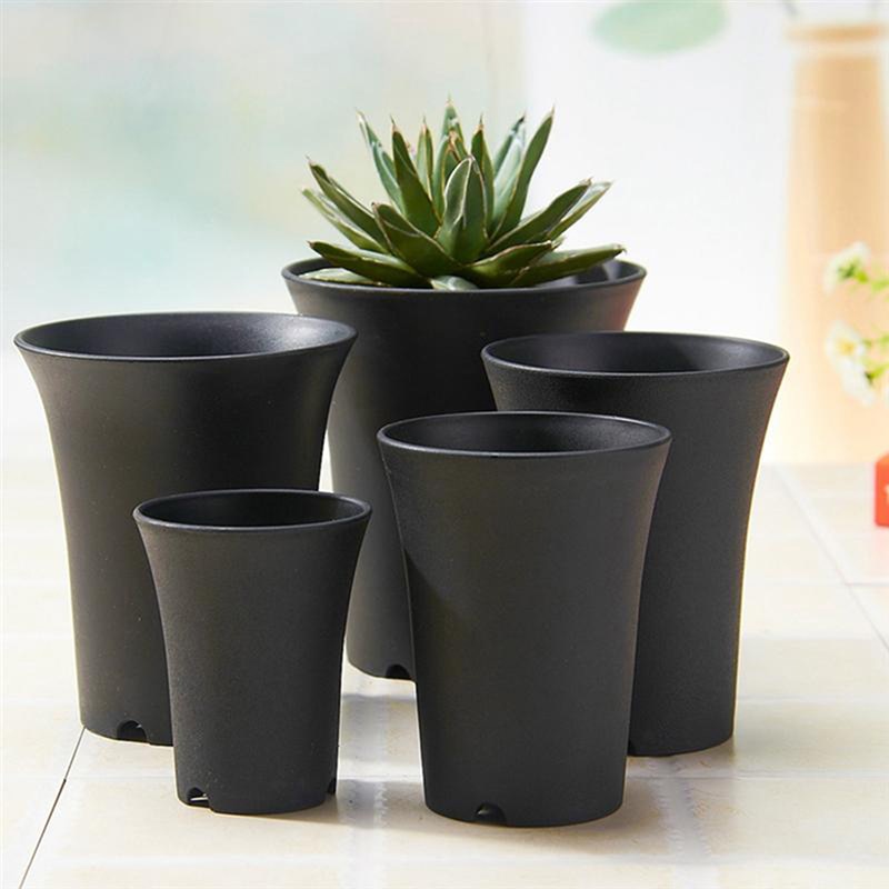 AMANMAN 6 stuks plantenschotels 20 cm bloempot druppelbakken ronde