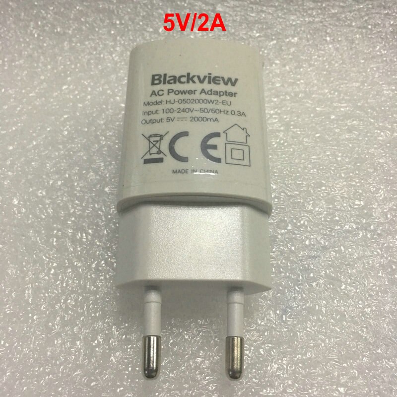 AVY Für Original Blackview BV7000 BV6300 Pro BV5900 BV6100 5V 2A 10W Eu-stecker Reise Ladegerät Stecker 9mm Typ C USB Kabel