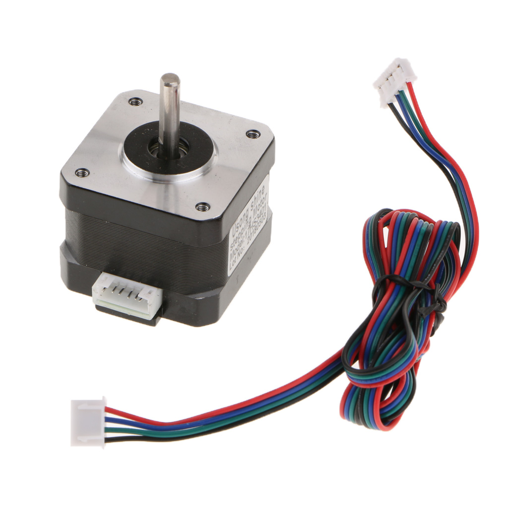 42 Stepper Motor Nema 17 Bipolar 42mm 4.4kg.cm 1.68A 4 Lead 3D Printer Hobby CNC with Motor Line