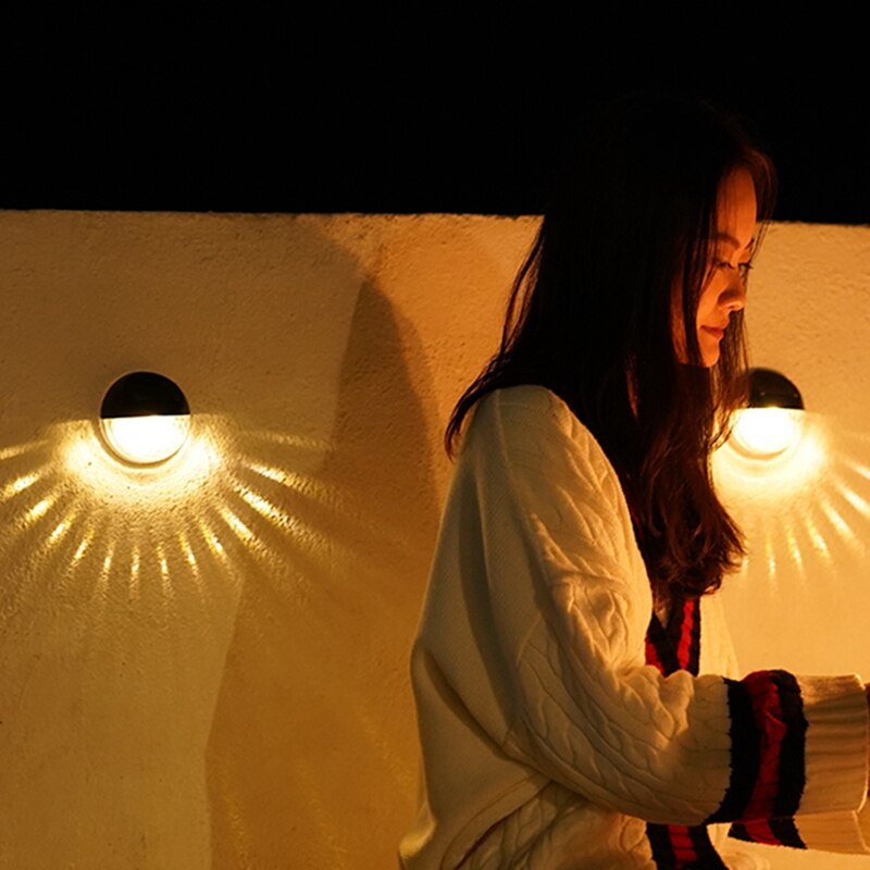 Led Solar Tuinverlichting, Zonne Decoratieve Tuinverlichting, Waterdichte Draadloze Outdoor Licht Voor Tuin, Hek, warm Wit