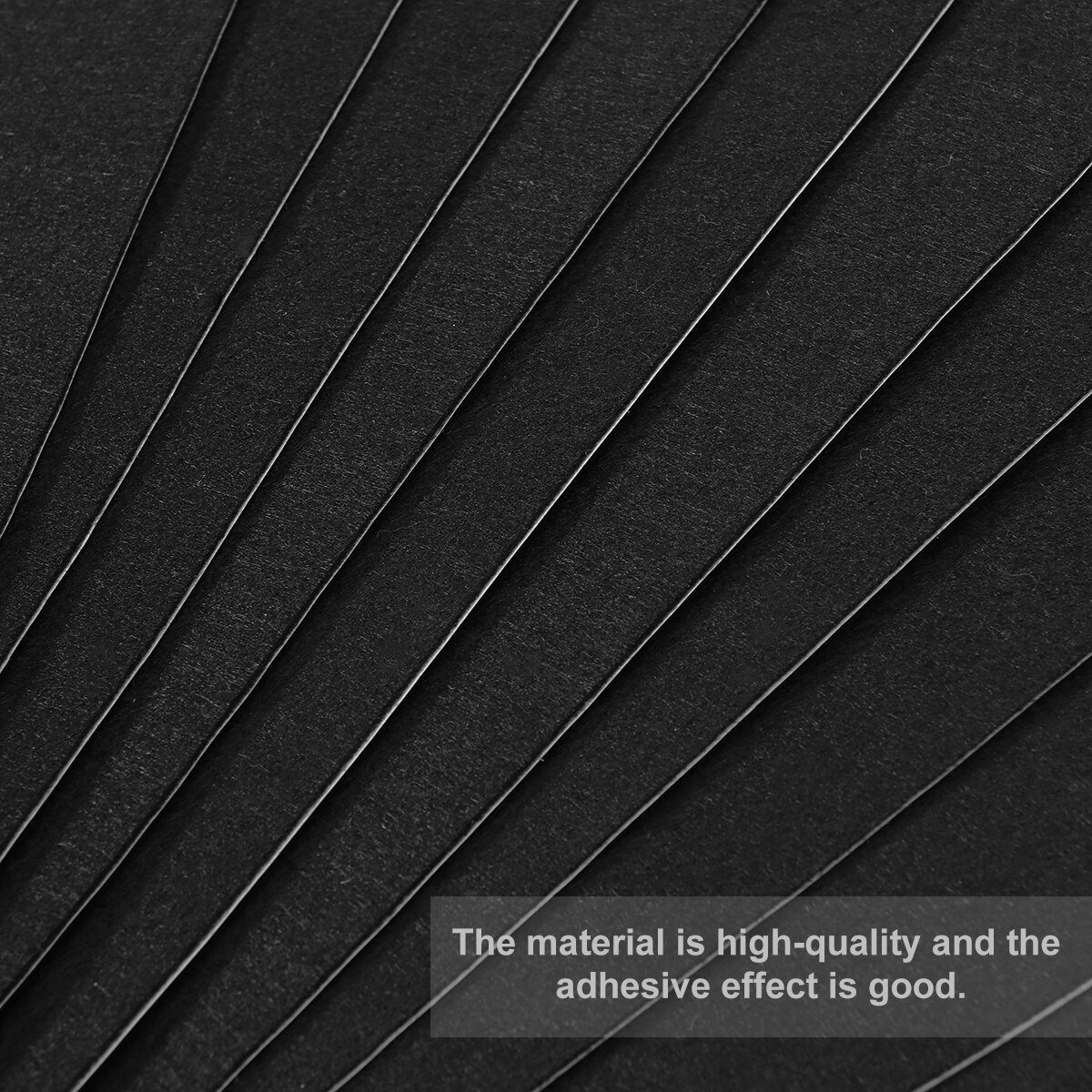 10pcs Blank Kraft Paper Self-Adhesive Felt Sheets Multi-Purpose for Art and Craft Making (Black)