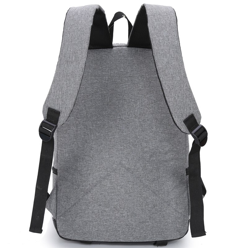 Men&#39;s Backpack Casual Business Laptop Backpack Male USB Socket Teen Student Schoolbag Women&#39;s Daily Work Bag Black Gray Blue