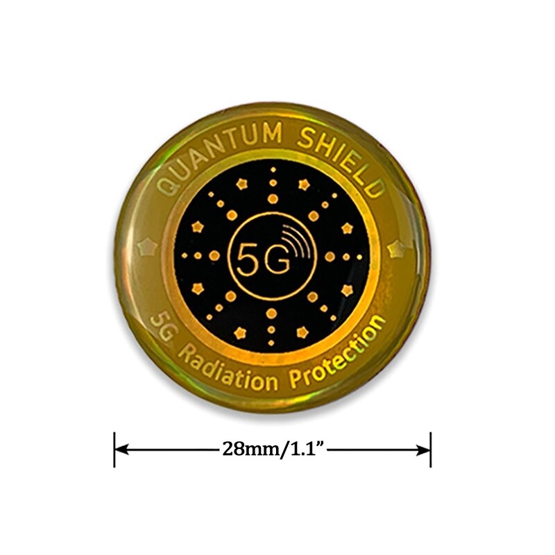 5G Cell Phone Radiation Protection Sticker EMR Blocker Sticker Round Anti Radiation Phone Protector for PC Laptop Tablet K5DB