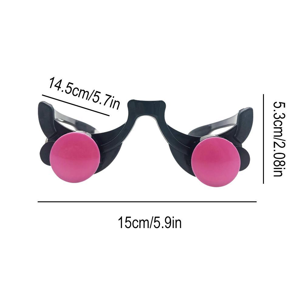 Óculos luminosos LED Glow para crianças, Olhos vermelhos engraçados, Halloween Clown Cosplay, Acessórios Anime, Party Prop, Óculos de Carnaval Masquerade