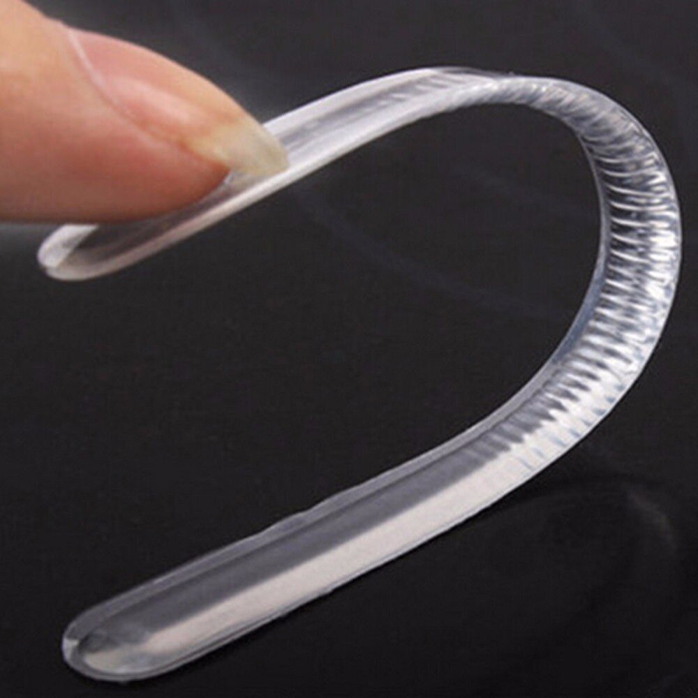 Shoe Insert Pad Insole Clear Silicone Gel Heel Cushion protector 4pcs/Pack