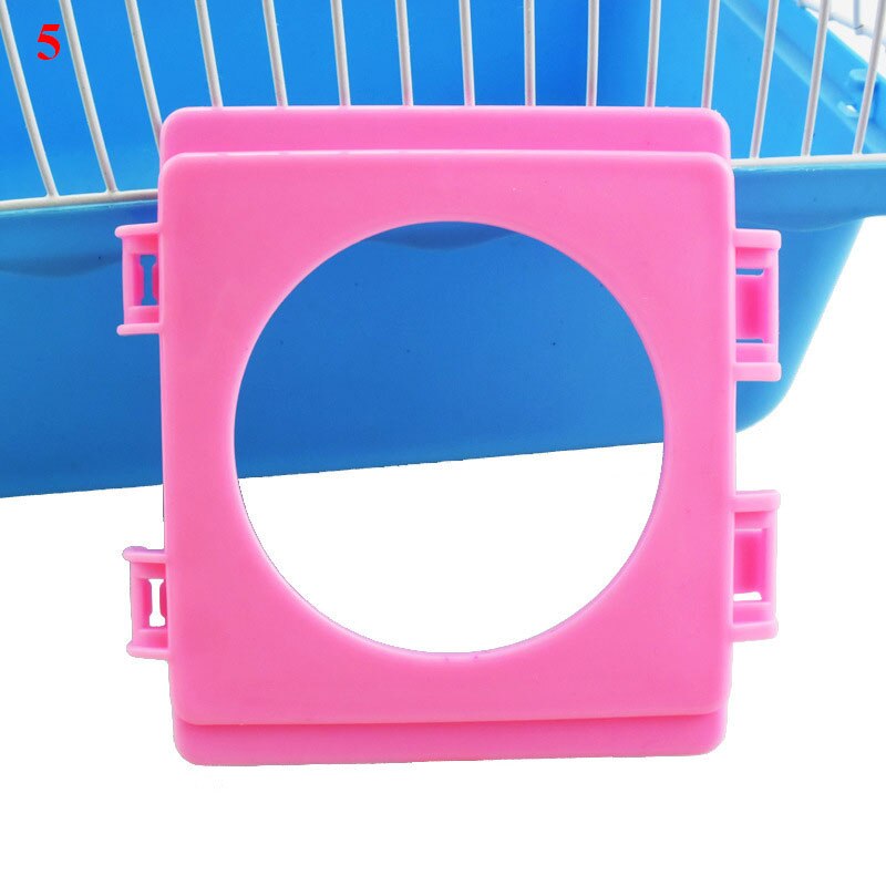 Hamster tunnel bur externt rör husdjur leksak burar gränssnitt montering enfärgad anslutningsplatta bur lock hem husdjur utrustning: 5