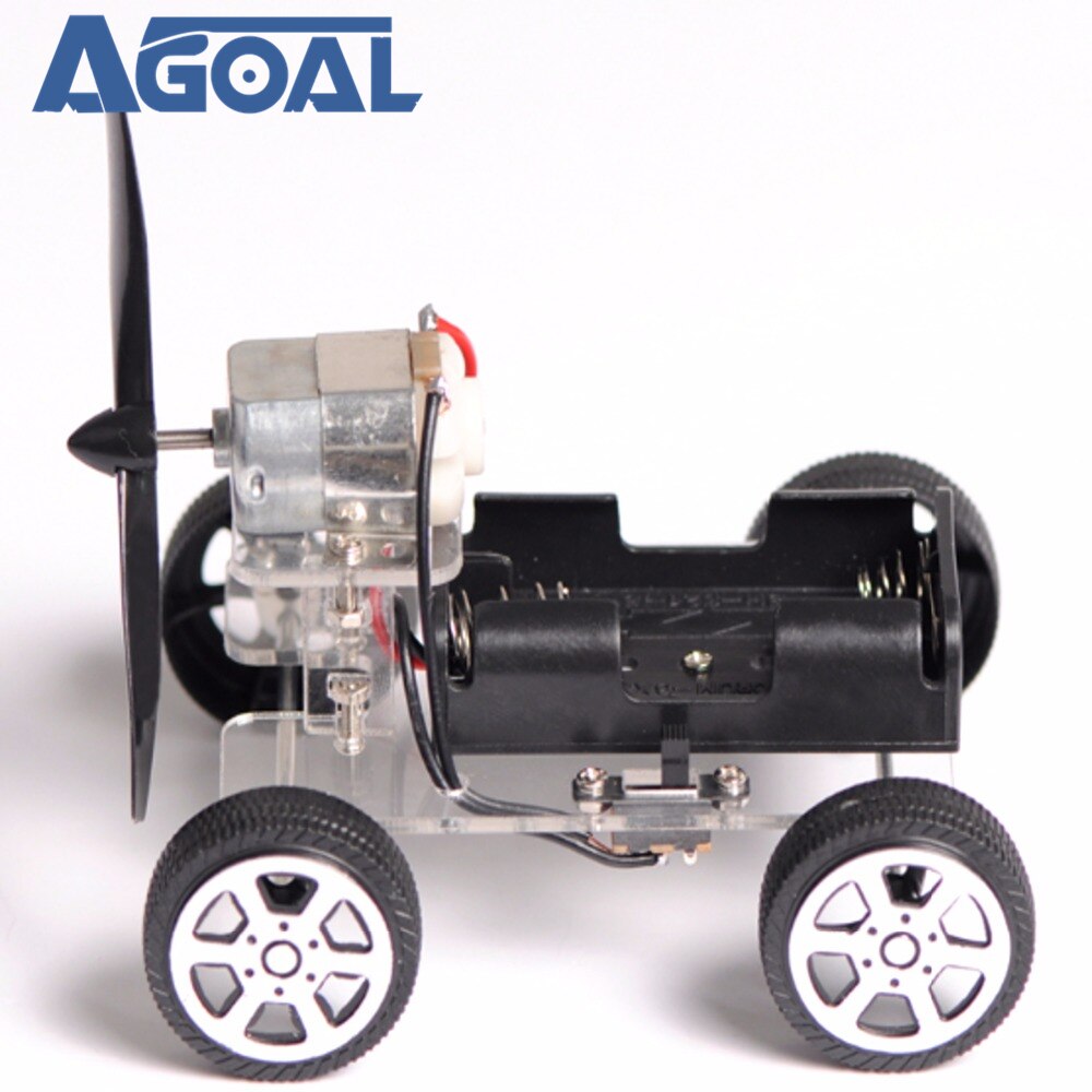 Mini Wind Auto DIY Puzzel Robot Kit Leren kit