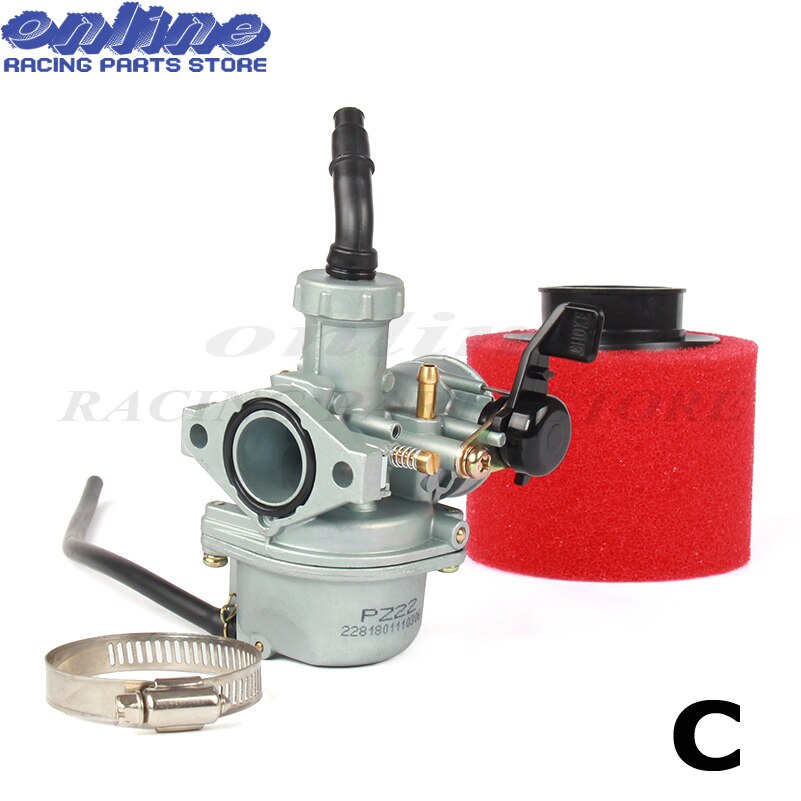 Motor- PZ22 22mm Vergaser &Ampere; 38mm Luftfilter Für Keihi 110cc 125cc KAYO Apollo Xmotos xmotos Kandi schmutz/Grube Fahrräder affe ATV