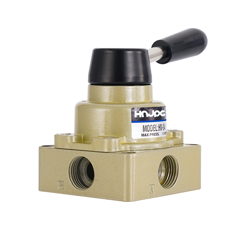 Pneumatische Ventiel 4H210-08 4R210-08 HV-02/03/04 Hendel Bediend Controle Hand Roterende Klep Schakelaar Cilinder Control Fitting