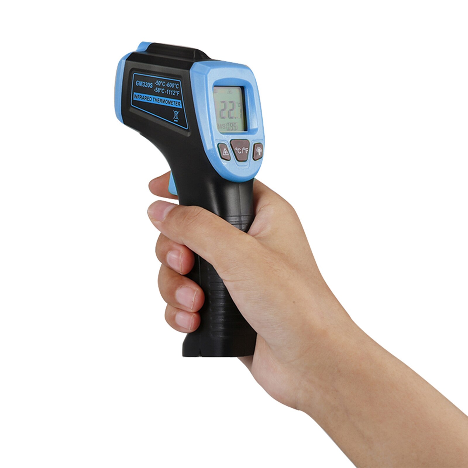 DIGITAL INFRARED NON- IR THERMOMETER LCD HIGH TEMPERATURE METER