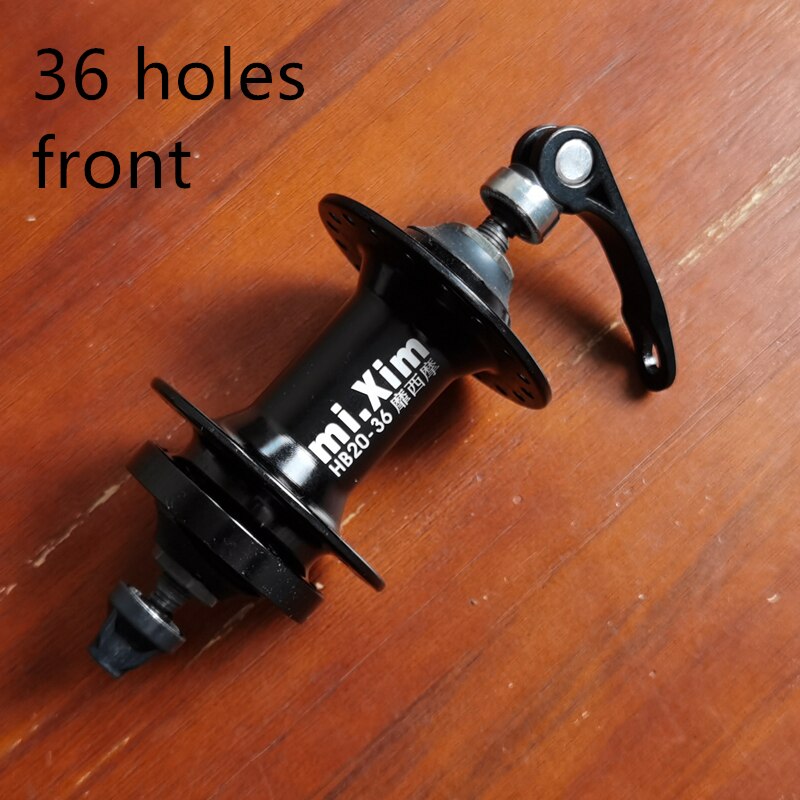 Quick Release bicycle hub disc card brake MTB mountain Front Rear bike hub bicycle hubs 32 36 Holes 7/8/9/10 speed: 36 holes front