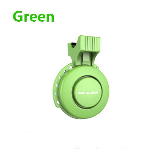 Electr-timbre de bicicleta potente con USB GUB, resistente al agua, sonido fuerte, para manillar de ciclismo, Mini timbre de alarma, bocina de bicicleta: Green