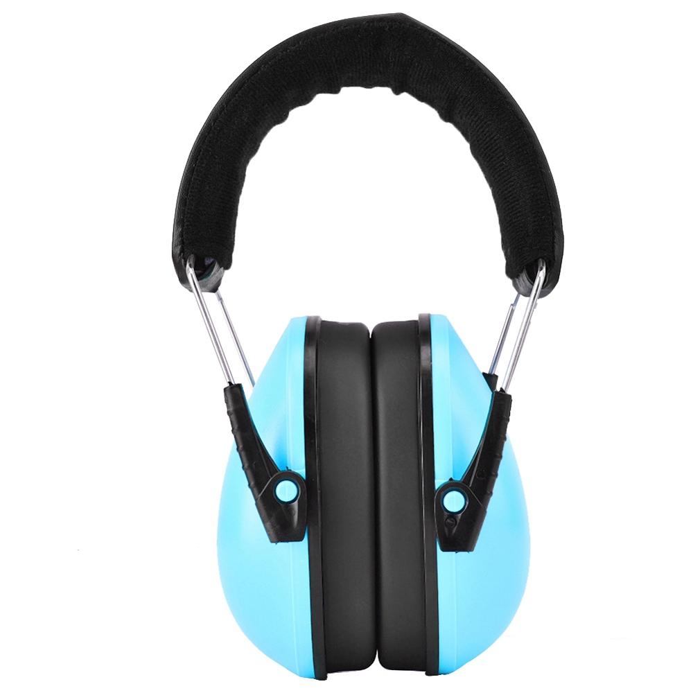 Sleep Hearing Protection Foldable Noise Concelling Earmuff for Children Baby Green Yellow Purple