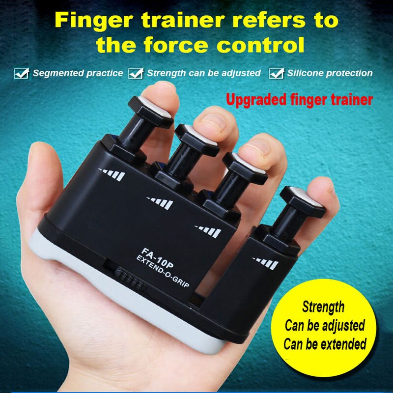 Vinger Trainer Sporter Handgreep Vinger Piano Gitaar Vinger Gevoeligheid Sterkte Power Praktijk Trainers: FB-10P