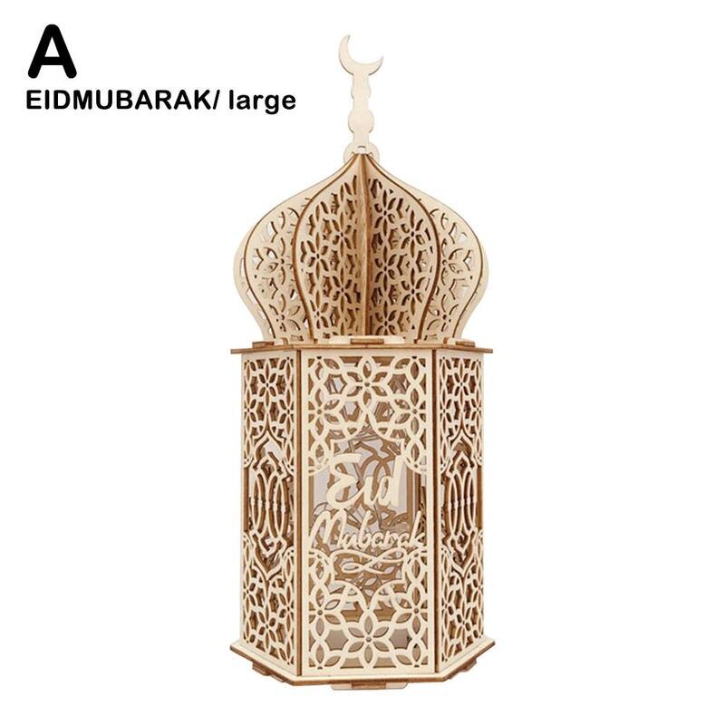 Nylig eid mubarak ramadan lampe ledet dekorasjon muslimsk festival festbelysning diy nattlys palasslys nattlys hjemmeinnredning: Eidmubarak l
