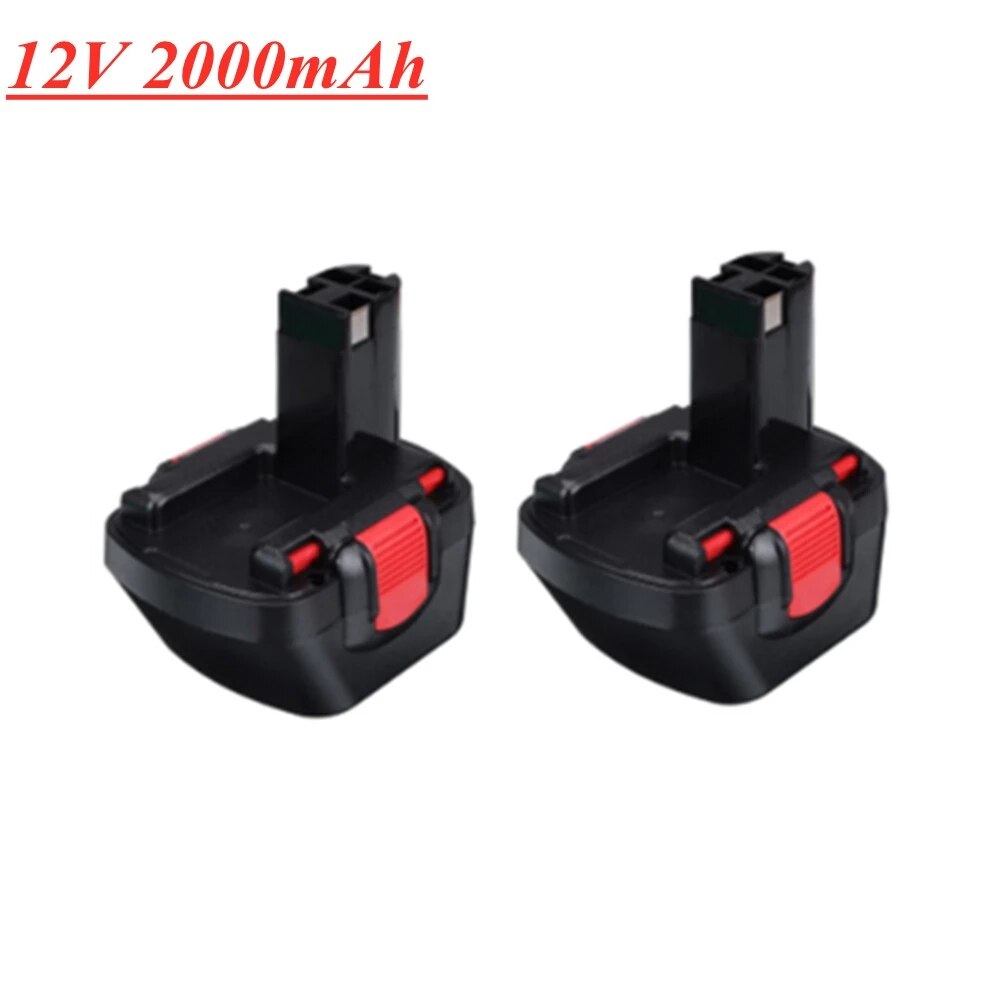 12v 2000mah 3000mah 5000mah Battery for Bosch 12V Drill GSR 12 VE-2 GSB 12 VE-2 PSB 12 VE-2 BAT043 BAT045 BTA120 26073 35430: 2pcs 2000mah