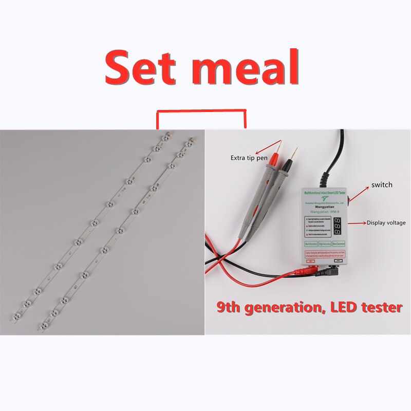 2 Stks/set 575Mm Led Backlight Strip Voor VES315WNDS-2D-N01 VES315WNDS-2D-N04 VES315WNDS-2D-N11 VES315WNDS-2D-N12 VES315WNDS-2D-N13