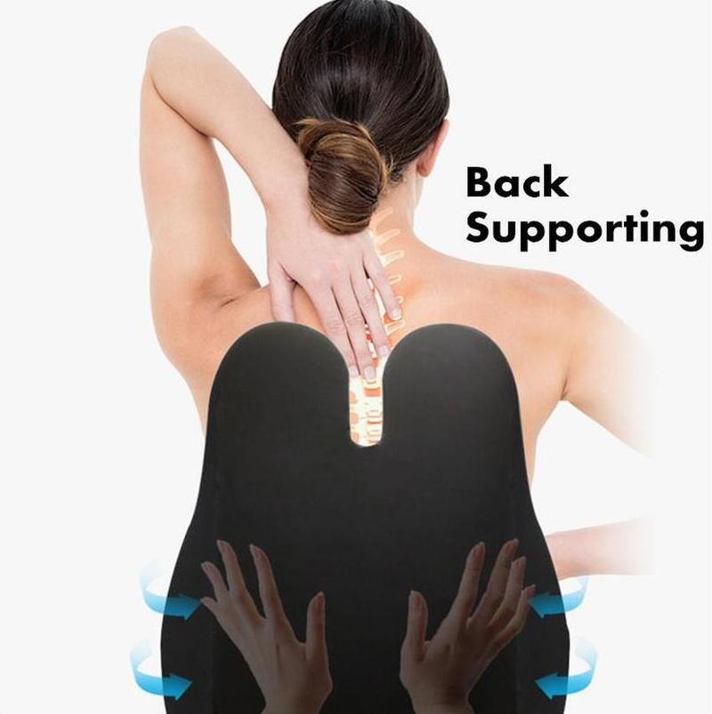 Orthopedic Chair Back Cushion Memory Foam Car Seat Office Sofa Waist Lumbar Side Support Pillow Spine Coccyx Protect