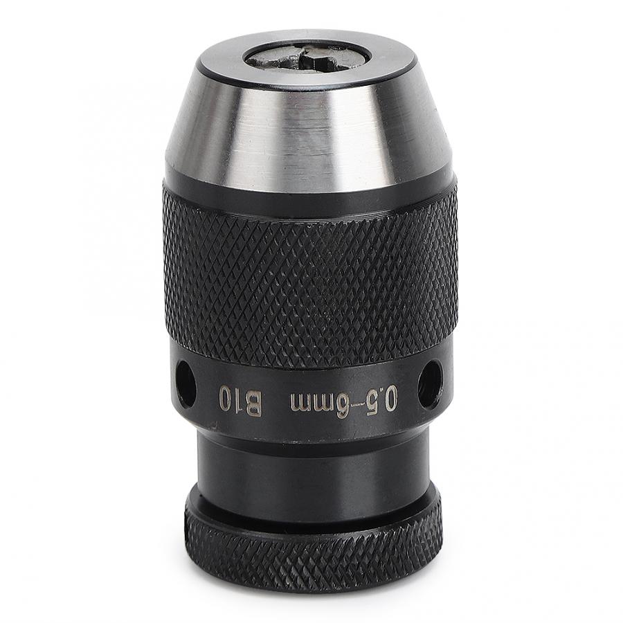 0.5-6mm B10 Automatic Locking Drill Chuck Milling Machine Self Tighten Drill Chuck