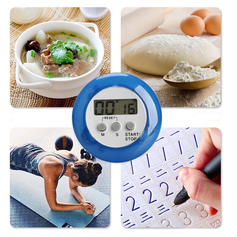 Mini Cute LCD Digital Kitchen Countdown Count Down Up Cooking Home Kitchen Timer Alarm LCD minuterie cuisine