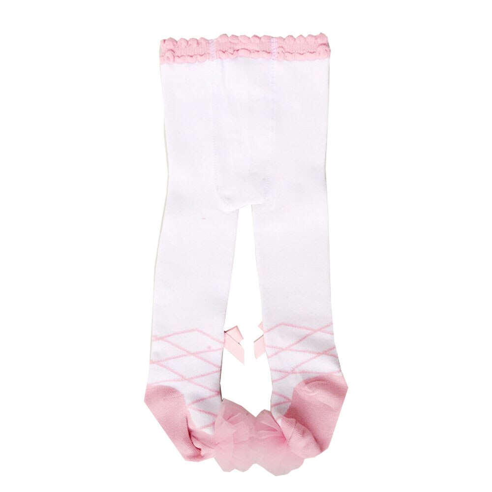 Ballet Stijl Herfst En Winter Kinderen Kleding Dans Panty Kindje Panty Kant Kant Boog Prinses Leggings Baby Sokken