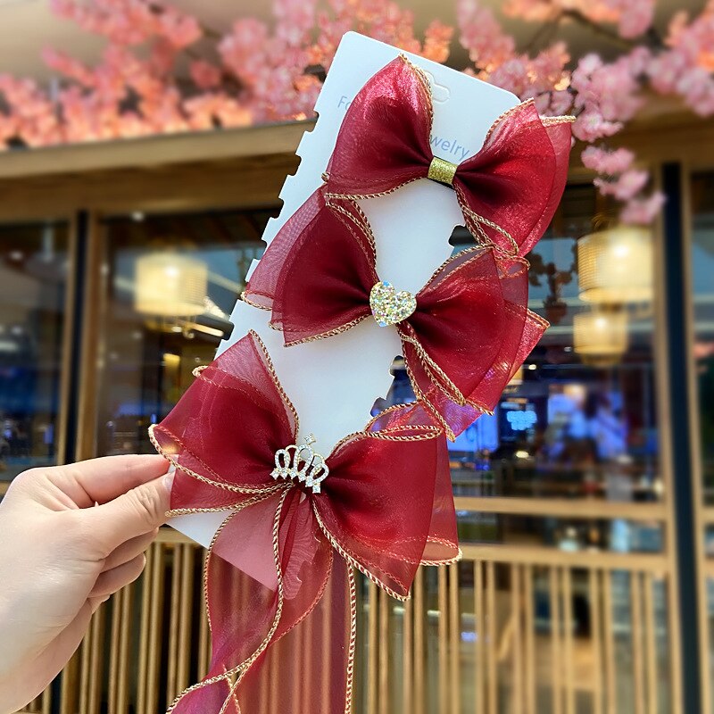 Cinta para el pelo para niña y niño, tocado con lazo, horquilla, cinta trenzada para el pelo, diadema, accesorios para el cabello para niña: 1