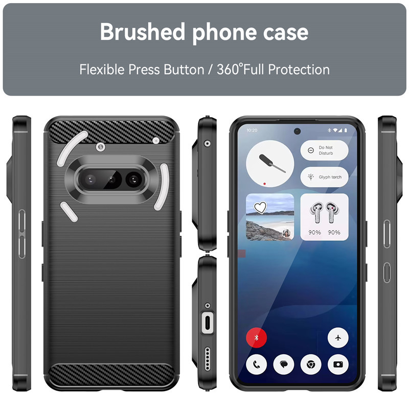 For Nothing Phone 3a 5G Case For Nothing Phone 2 2a 3a Pro Cover Shockproof Soft Silicone Protective Bumper For Nothing Phone 3A