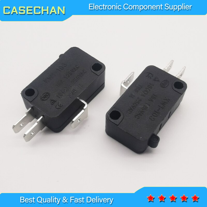 10 Stks/partij Grote Micro Schakelaar V-15-1C25, Zilveren Punt V-15-IC25 Magnetron, Contact Schakelaar, Koper Punt Tact Switch