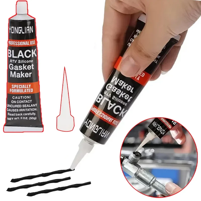 Motorcycle Liquid Gasket Sealant High Universal Black Cars Engine Liquid Gasket Sealer Auto Maintenance Tool Accessories
