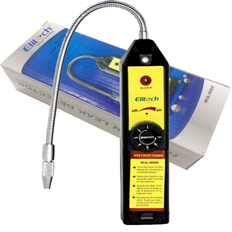 Halogeen Leak Detector Tester Freon Gas Analyzer Auto Airconditioner Gaslek Detector WJL-6000 Lucht Koeling Detector