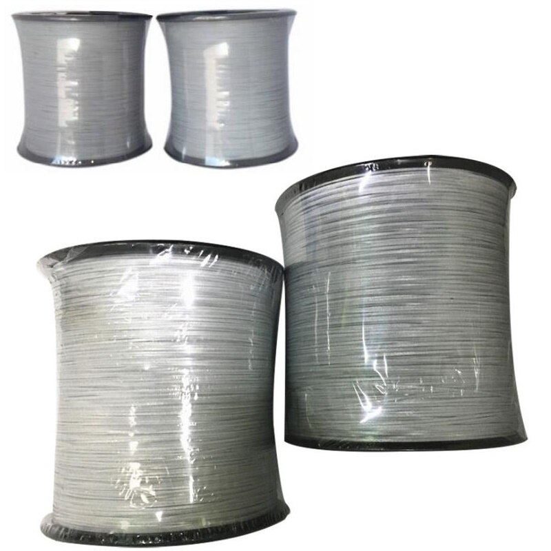 Hilo reflectante para tejer ropa, hilo de 0,5mm, 4000m/rollo, luz Normal, doble , Material de costura, bricolaje