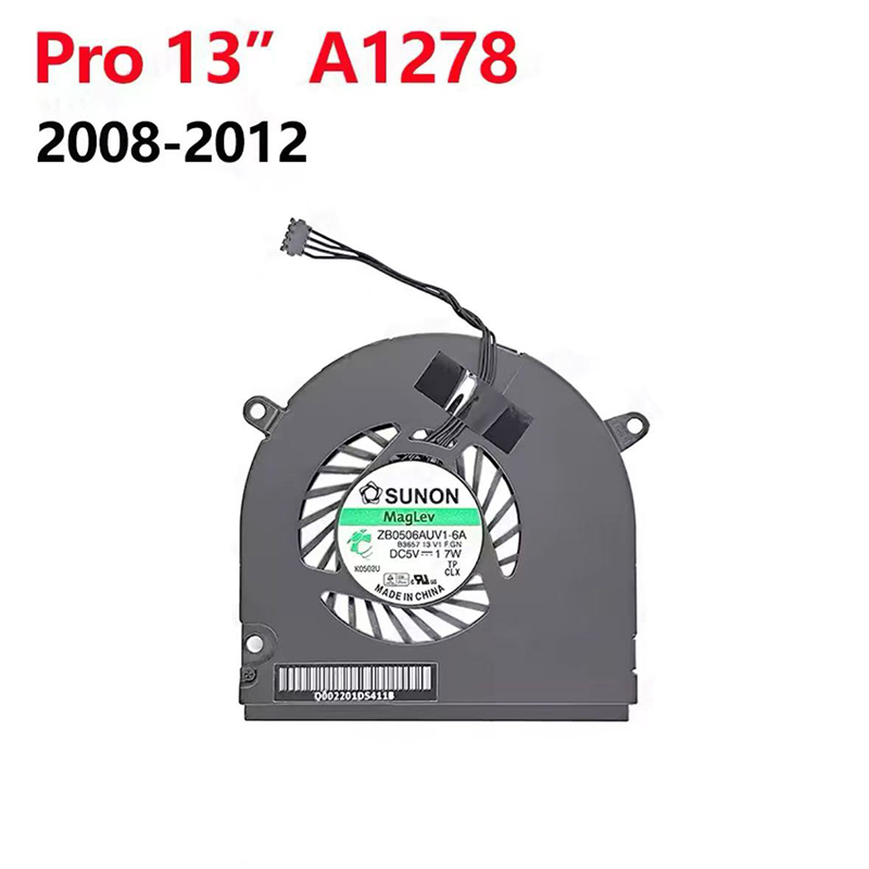 Laptop Original A1278 A1342 CPU Cooling fan for MacBook Pro 13" A1278 A1342 Cooler Fan Year