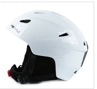 neue Skifahren Helme Männer Frauen Paar Professionelle Snowboard Ski Helm Sicherheit Integral geformten Atmungsaktive Helm Größe M-L: WHITE / M