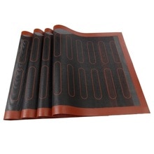 Herramienta de revestimiento de lámina de horno antiadherente de silicona perforada para hornear accesorios duraderos no viscosos para hornear