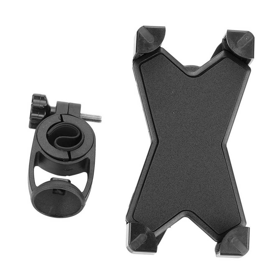 Road Mountain Bike Bicycle Handlebar Mobile Phone 360 Degree Rotation A: Black