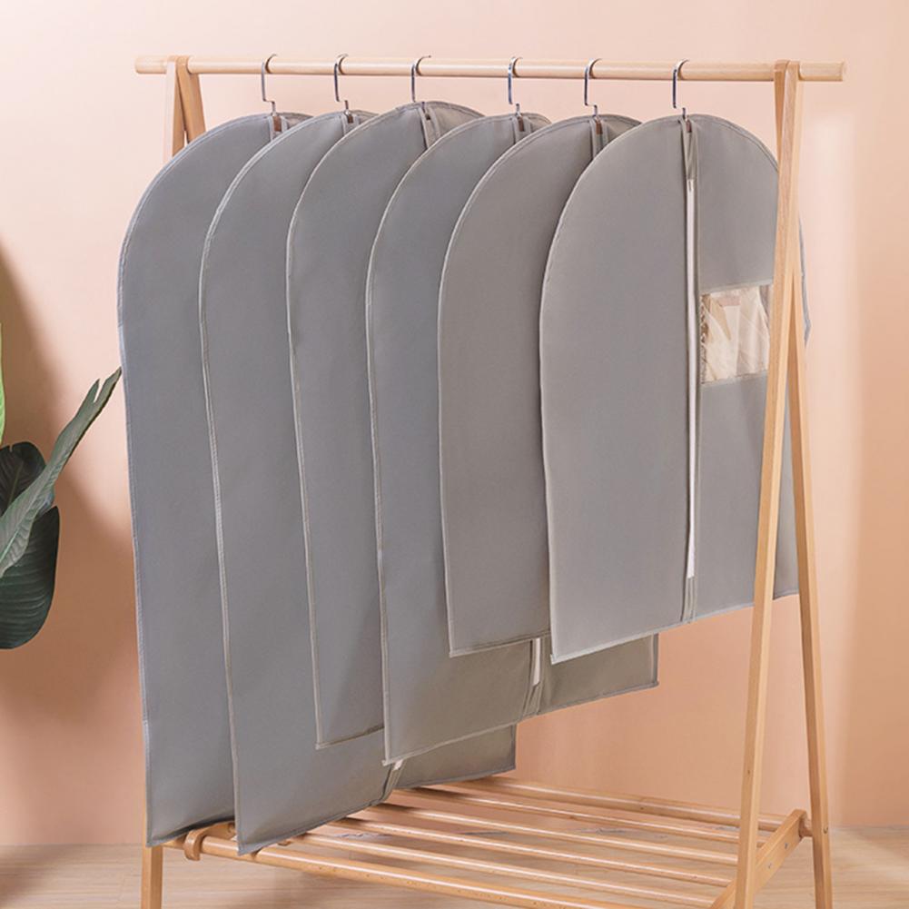 Bequem Non Woven Stoff Tuch Mantel Wiederverwendbare Staub-Proof Kleidung Abdeckung für Anzüge Kleidung Hängen Tasche