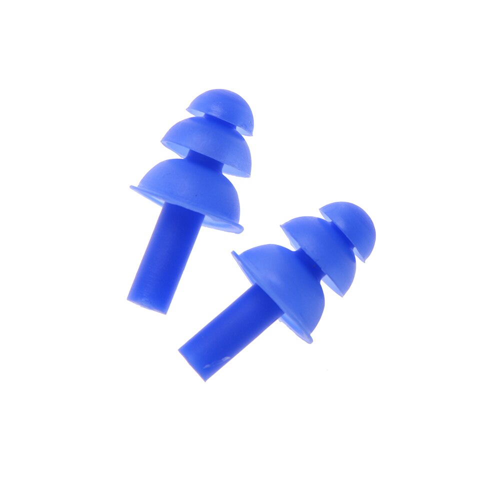 1 paire bouchons d'oreille souples Silicone environnemental étanche à la poussière bouchons d'oreilles plongée Sports nautiques natation accessoires