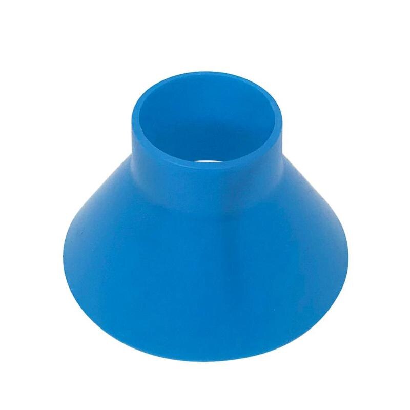 Auto Car Magic Window Windshield Car Ice Scraper Shaped Funnel Snow Remover Deicer Cone Deicing Outdoor Windows Cleaning Tool: 7.5cm Blue