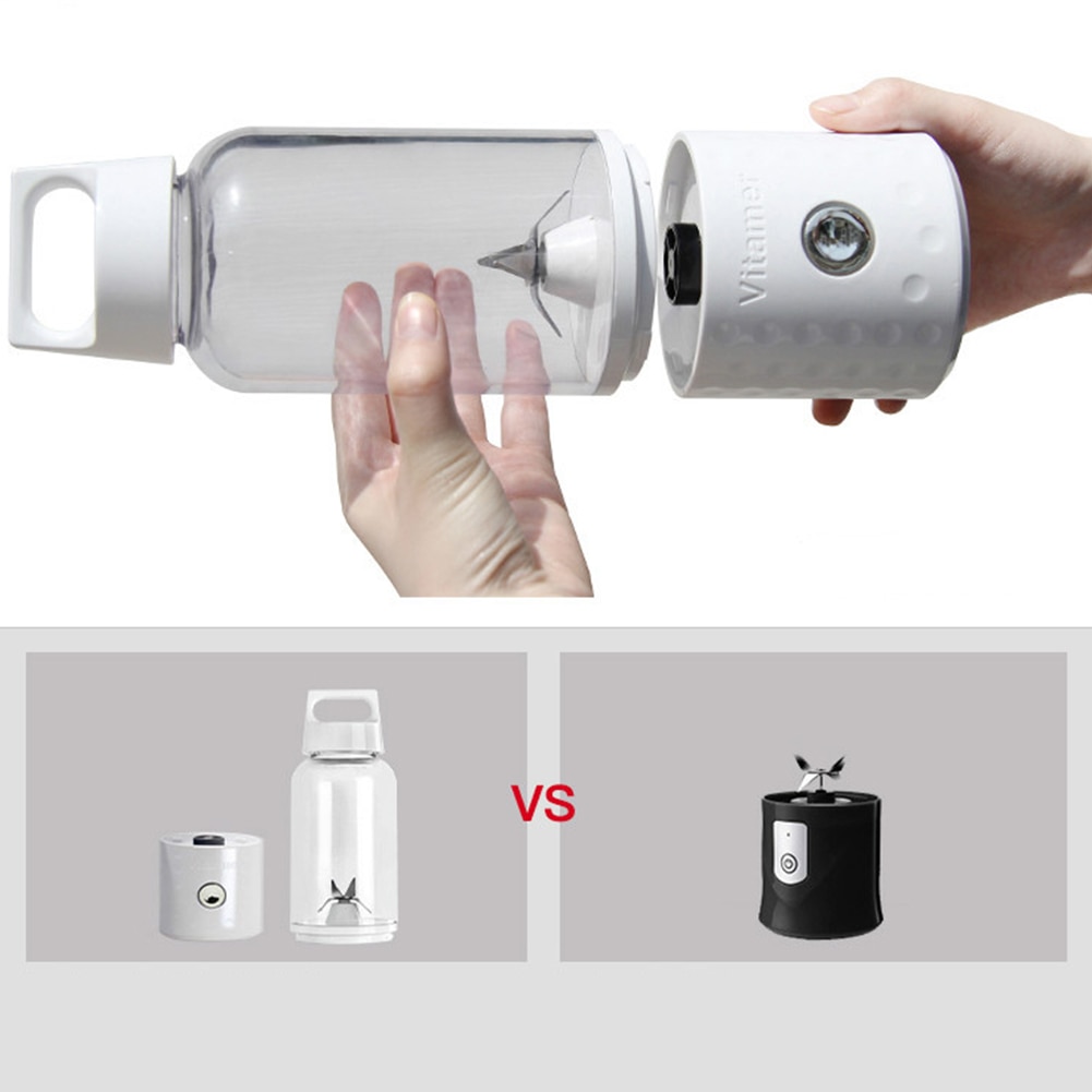 500ML 4000mAh Portable Mini USB Charging Vitamer Fruit Juicer