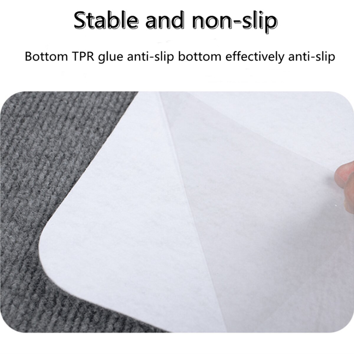 Office Swivel Chair Mat Self-adhesive Non-slip Floor Mat Desk Floor Mat Swivel Gaming Chair Wooden Floor Protection Pad