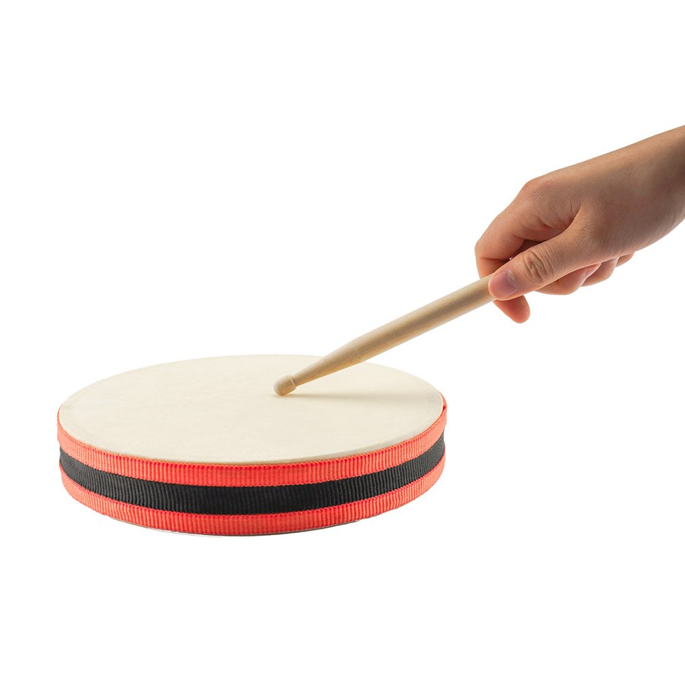 8 Inch Hand Drum Musical Percussion Handdrum Wood Frame Bodhran with Mallet for beginner Kids musical toy