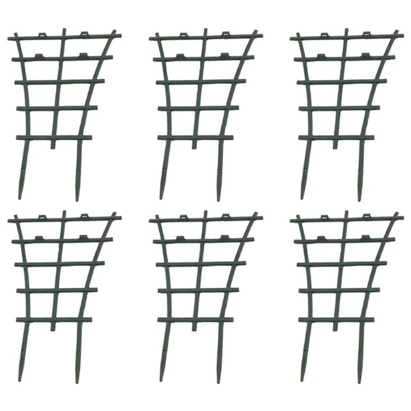 Potted Grid, 6Pcs Grid for Indoor Plants, DIY Garden Plant Support, Superposition, Potted Climbing Flower Bracket: Default Title