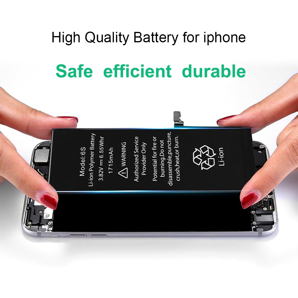 Ockered Batterie Für iPhone 6 6s 5s SE Original Kapazität Bateria Ersatz Batterie Für iPhone 7 8 6SP plus Mit Kostenlose Tools