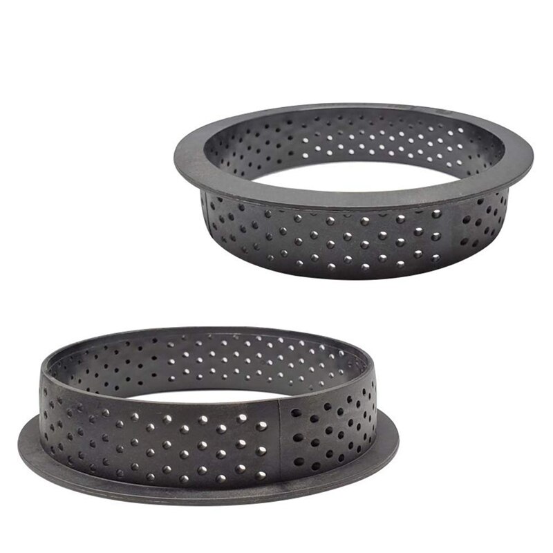 -8 stuks geperforeerde cakevorm uitstekers ronde vorm schuim cirkel ring decoratie