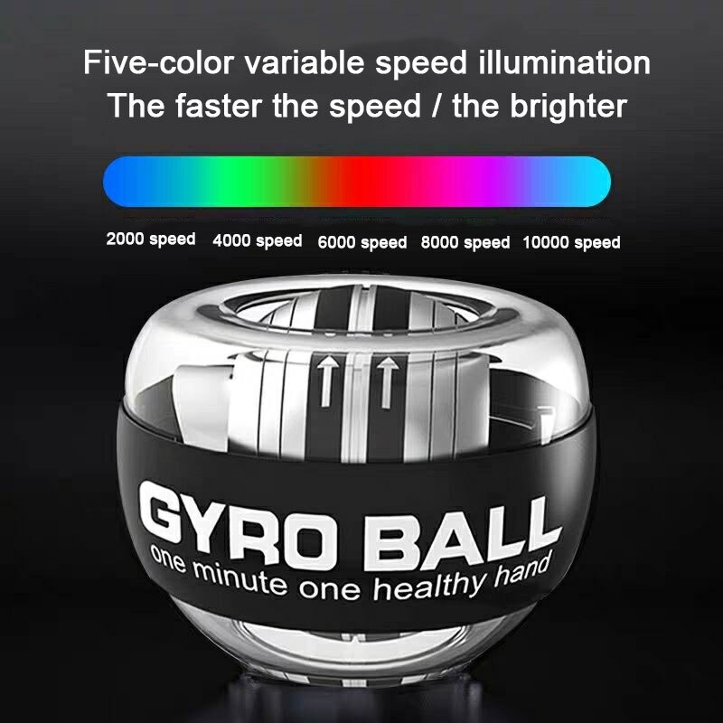 LED Pols Trainer Bal Gyro Powerball Arm Sporter Strengthener Spier Ontspannen Volwassen EDC Anti Stress Angst en Kortademigheid Speelgoed