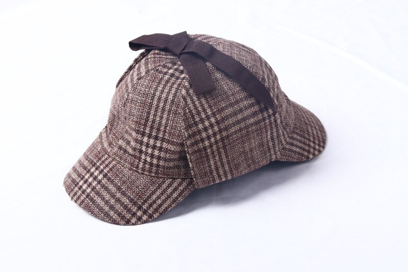 Costume japonais pour filles, Kawaii, tenue à carreaux pour collège, Style britannique, robe Renaissance victorienne, robe de soirée thé VO782: Brown hat / M